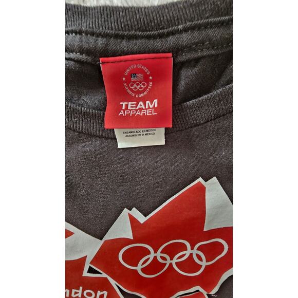 Nwt Vintage‎ 2012 London Olympics T-Shirt Ladies UK Flag Logo Sport Fitted XL - Picture 2 of 2